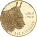 Slovacchia 5 euro UNC 2022 - Fauna e Flora in Slovacchia - Lince
