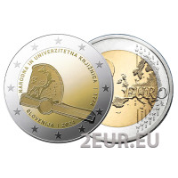 Slovenia 2 euro UNC 2024 - 250° anniversario della Biblioteca Nazionale e Universitaria