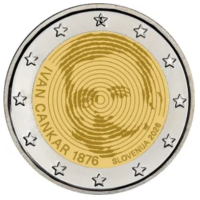 Slovenia 2 euro Rotolo 2026 - 150° anniversario della nascita di Ivan Cankar