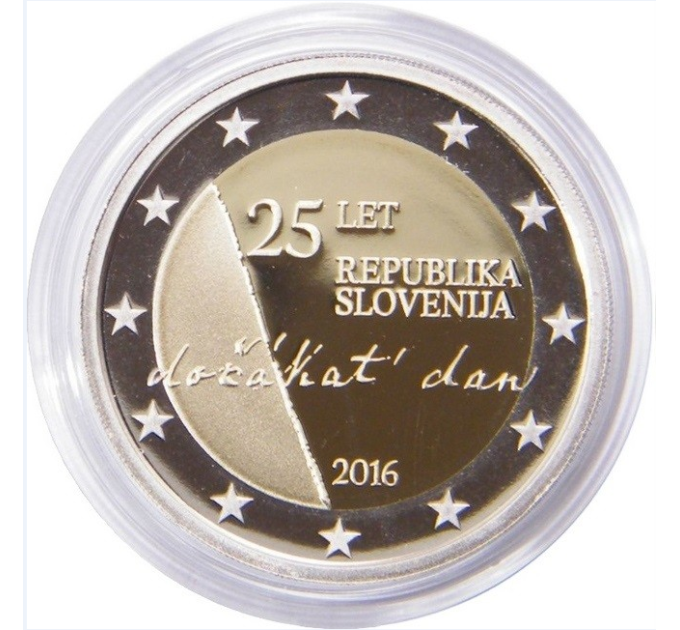 Slovenia 2 euro proof 2016 - 25 anni di indipendenza