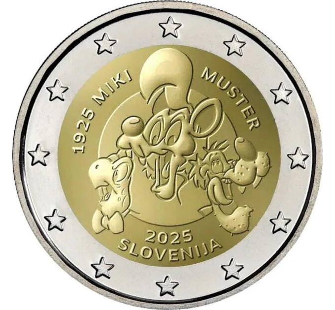 Slovenia 2 euro proof 2025 - 2MIKI MUSTER