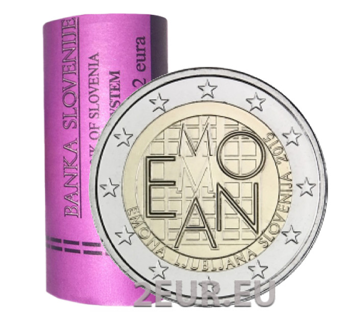 Slovenia 2 euro Rotolo 2015 - 2000 anni di Emona - Lubiana