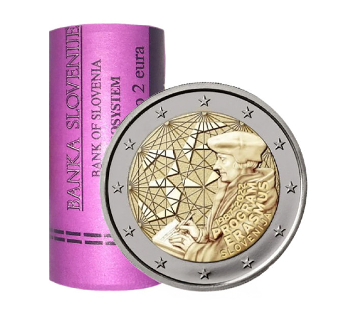 Slovenia 2 euro Rotolo 2022 - 35 anni dell'Erasmus