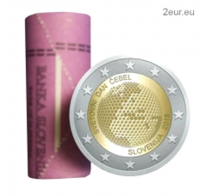 Slovenia 2 euro Rotolo 2018 - Giornata mondiale delle api