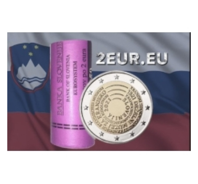 Slovenia 2 euro Rotolo 2021 - 200 anni del Museo Nazionale della Slovenia