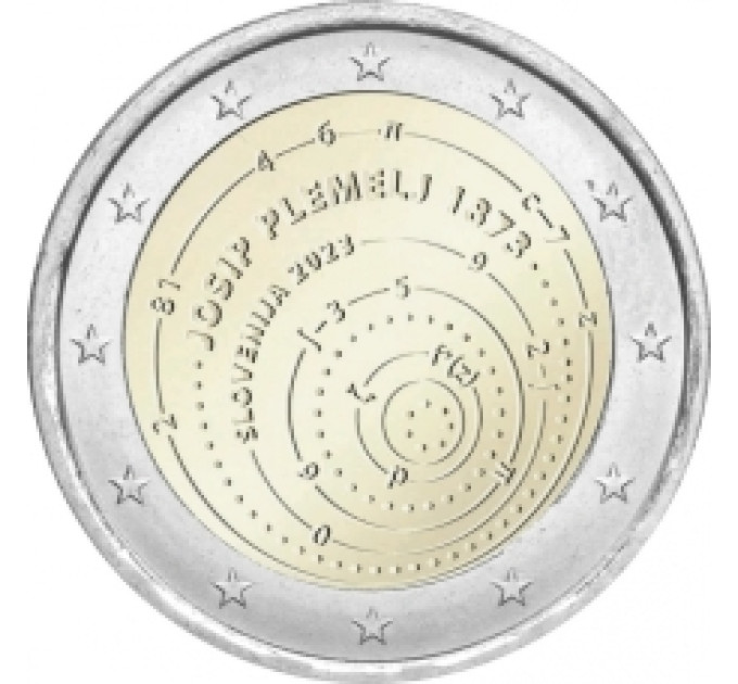 Slovenia 2 euro UNC 2023 - 150° anniversario della nascita di Josip Plemle