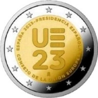 Spagna 2 euro UNC 2023 - Presidenza spagnola del Consiglio dell'UE