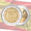 Spagna 2 euro UNC 2009 - 10 anni Euro - WWU - UEM