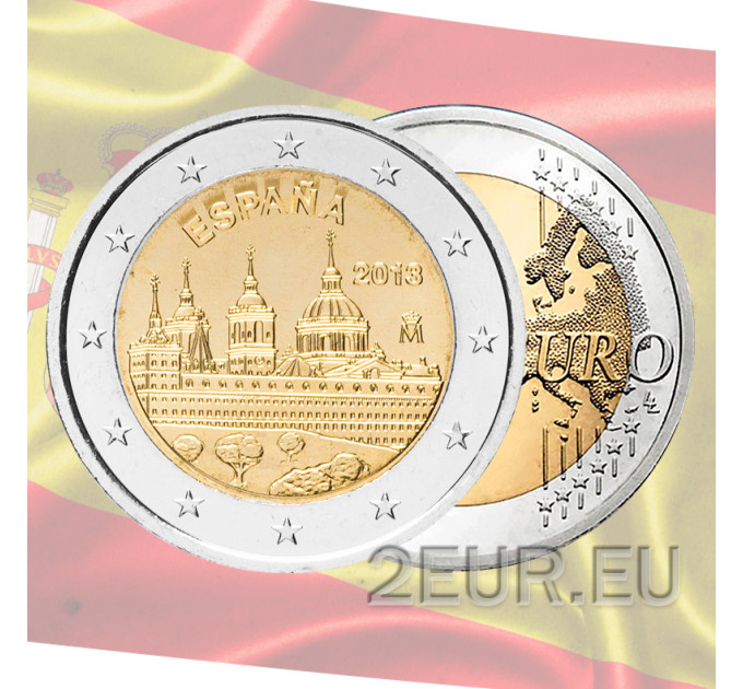 Spagna 2 euro UNC 2013 - Monastero Reale di San Lorenzo de El Escorial