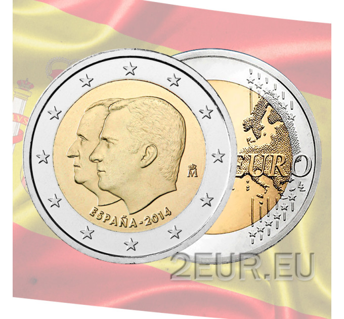 Spagna 2 euro UNC 2014 - Successione al trono di re Felipe VI