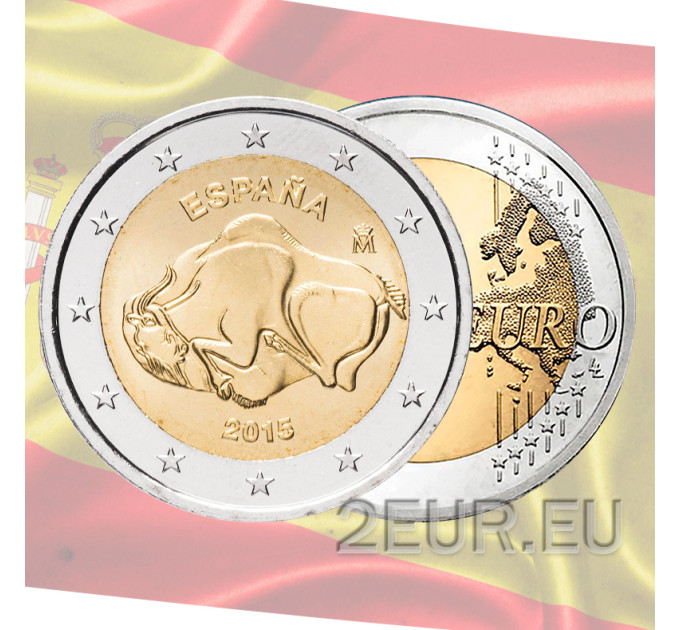  Spagna 2 euro UNC 2015 - La Grotta di Altamira