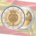 Spagna 2 euro UNC 2018 - 50° Compleanno di Felipe VI di Spagna