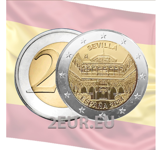 Spagna 2 euro UNC 2024 - Cattedrale di Siviglia