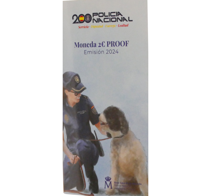 Spagna 2 euro proof 2024 – Corpo Nazionale di Polizia