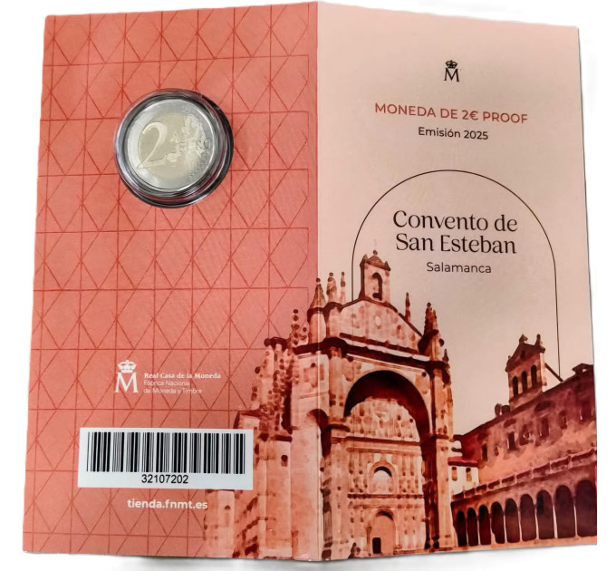 Spagna 2 euro proof 2025 – Città vecchia di Salamanca