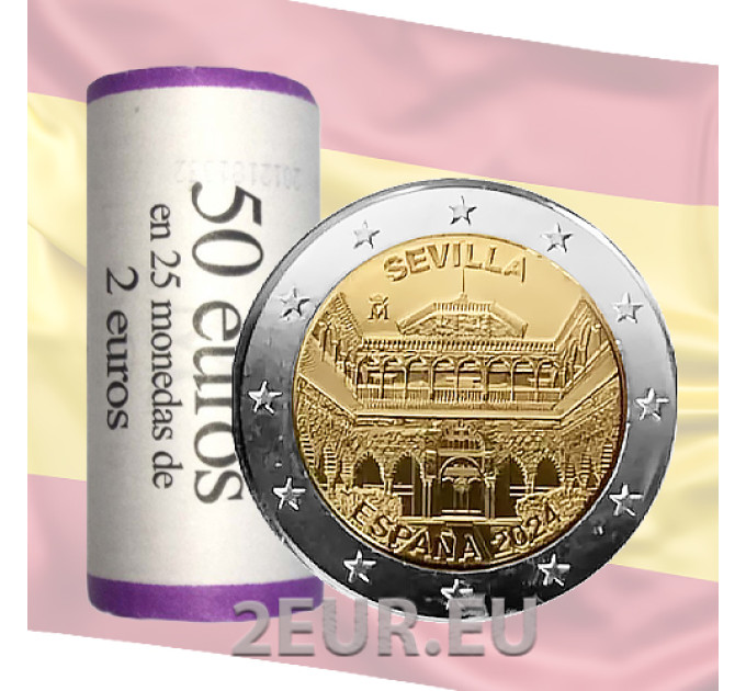 Spagna 2 euro rotolo 2024 - Cattedrale di Siviglia