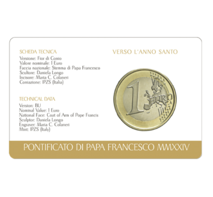 Vaticano 1 EURO BU 2024 - №4