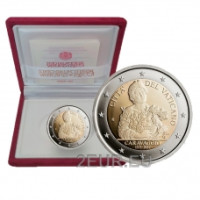 Vaticano 2 euro proof 2021 - 450° anniversario della nascita di Caravaggio 