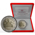 Vaticano 2 euro proof 2024 - 750° anniversario della morte di San Tommaso d'Aquino