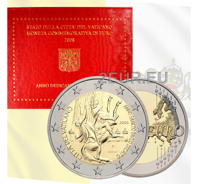 Vaticano 2 euro BU 2008 - Anno di San Paolo Apostolo