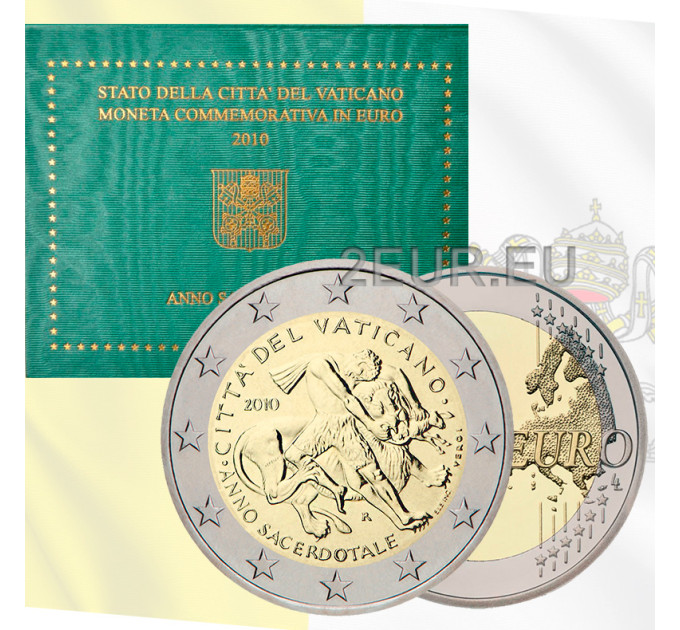 Vaticano 2 euro BU 2010 - L'Anno Sacerdotale