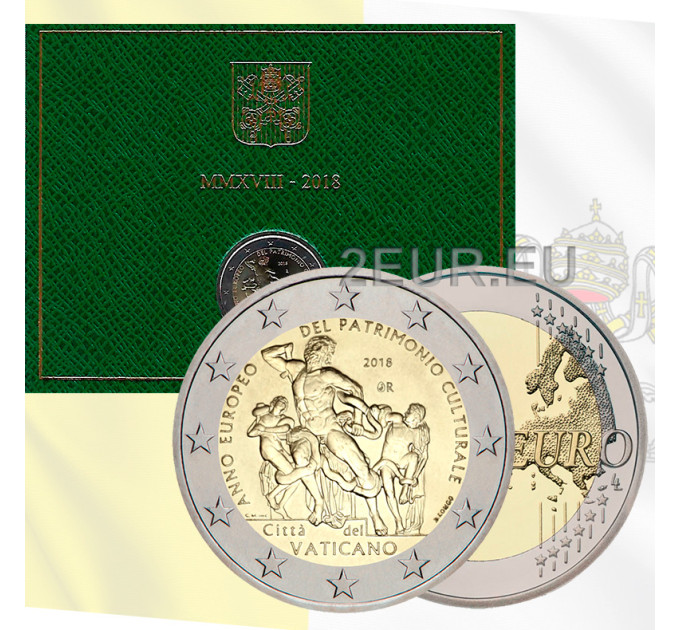 Vaticano 2 euro BU 2018 - Anno Europeo dei Beni Culturali