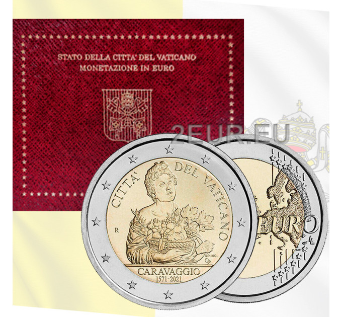 Vaticano 2 euro BU 2021 - 450° anniversario della nascita di Caravaggio