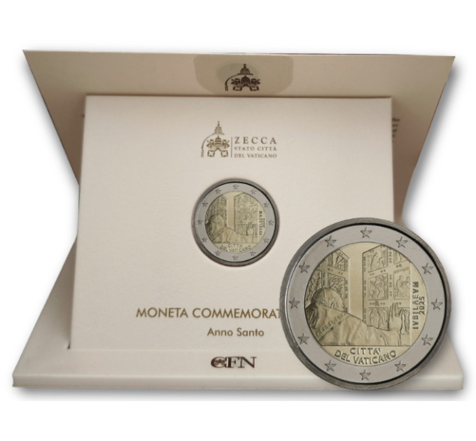 Vaticano 2 euro BU 2025 - Anno Santo MMXXV