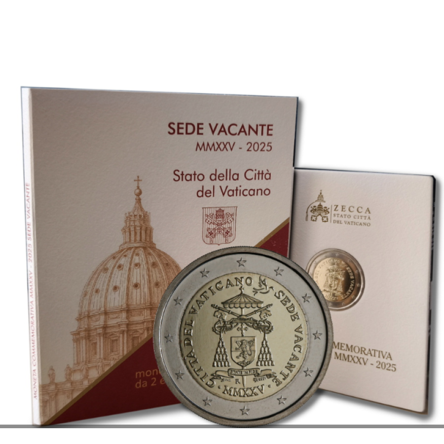 Vaticano 2 euro BU 2025 - Sede Vacante MMXXV