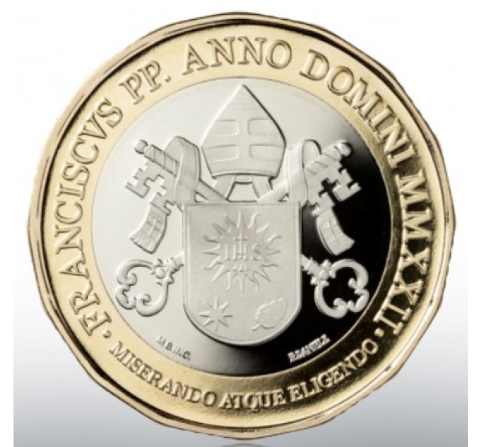 Vaticano 5 euro proof 2022 - Centenario della morte di Papa Benedetto XV