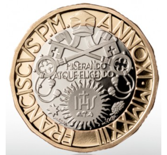 Vaticano 5 euro proof 2023 - 100 anni dalla nascita di don Lorenzo Milani