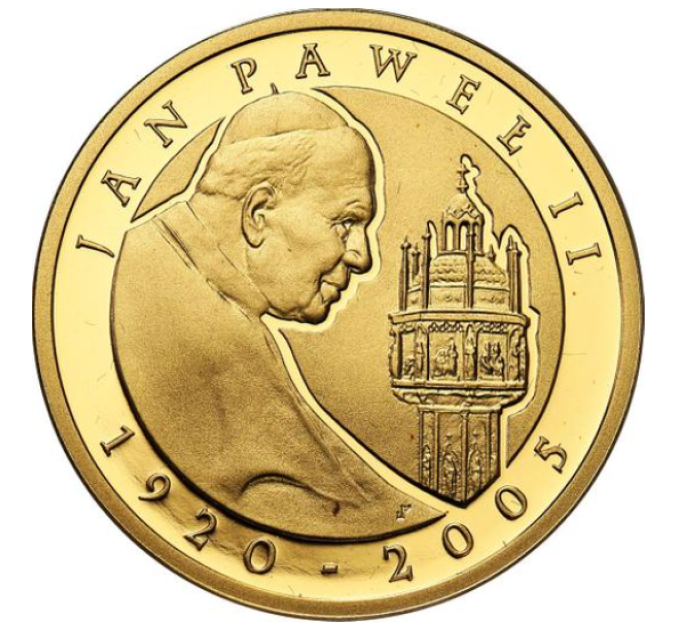 Polonia 100 zloty oro proof 2005 - Papa Giovanni Paolo II