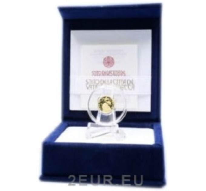 Vaticano 10 euro oro proof 2022 - Battesimo  