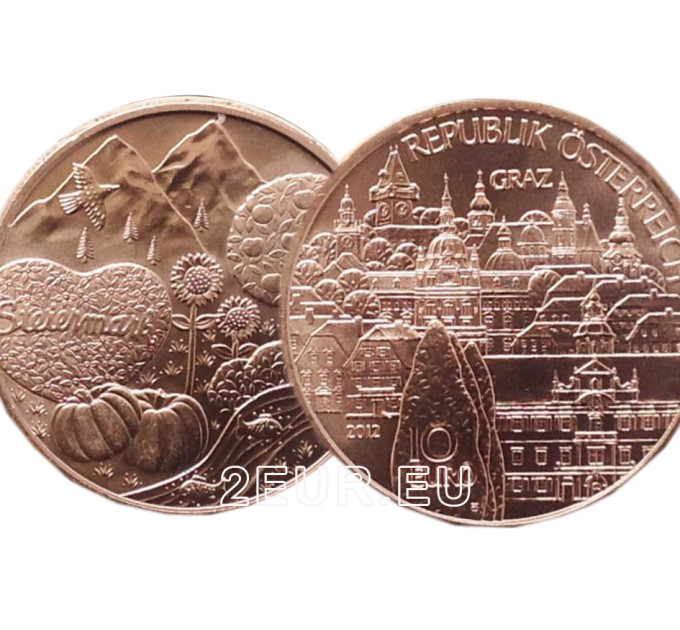 Austria 10 euro 2012 - Stiria