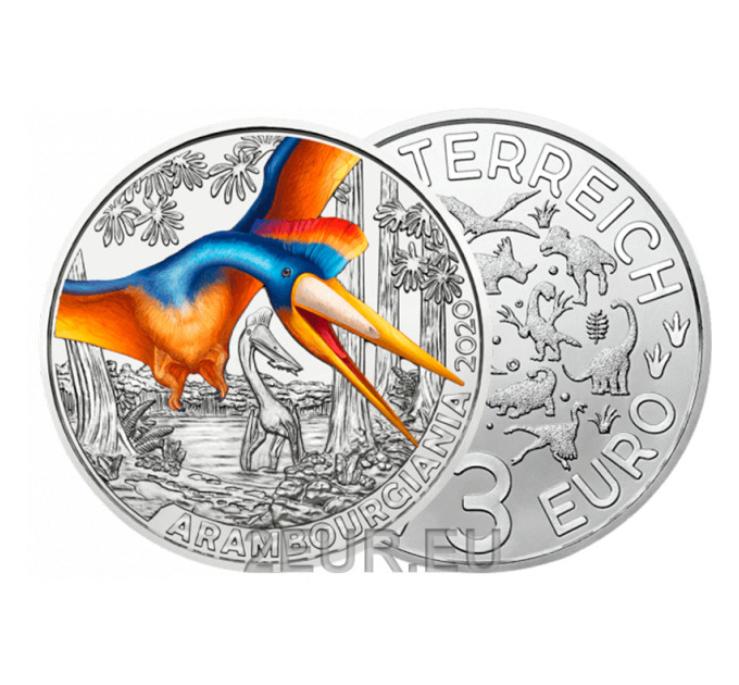 Austria 3 euro moneta 2020-2 - Arambourgiania