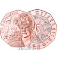 Austria 5 euro moneta 2015 - Il pipistrello