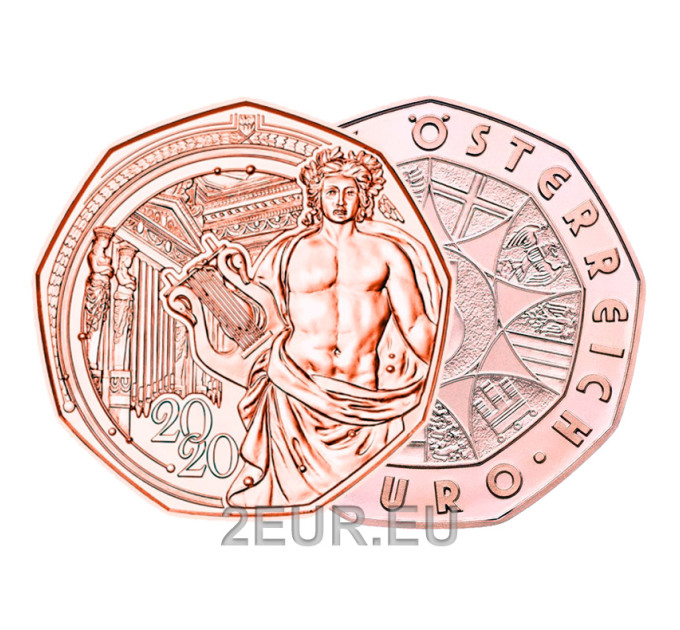 Austria 5 euro moneta 2020 - 150 anni di associazione musicale