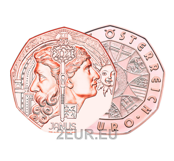 Austria 5 euro 2021 - JANUS