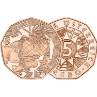 Austria 5 euro 2022 - MONETA DI PASQUA - PICCOLO IO-SONO-ME