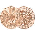 Austria 5 euro 2023 - The Waggle Dance - Api