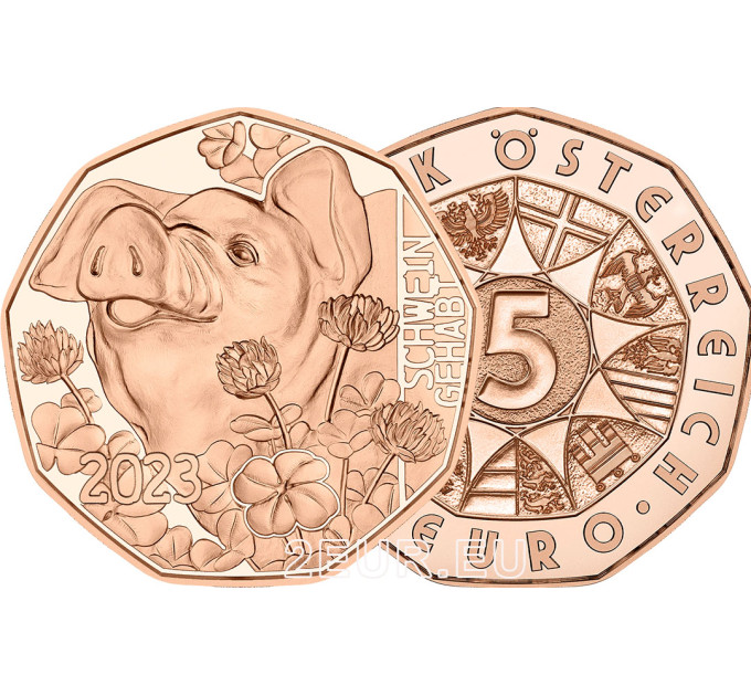 Austria 5 euro 2023 - SCROFA