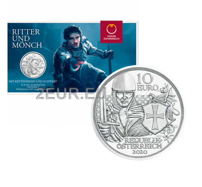 Austria 10 euro Moneta d'argento 2020 - CORAGGIO