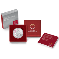  Austria 10 euro  Moneta d'argento Proof 2024 - PEONIA