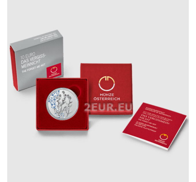  Austria 10 euro  Moneta d'argento Proof 2023 - IL NON TI SORDIGHI