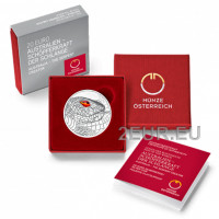 Austria 20 euro Moneta d'argento 2021 - Occhi del mondo - Australia - Il creatore del serpente