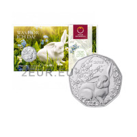 Austria 5 euro Moneta d'argento 2018 - coniglietto di Pasqua