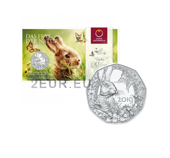 Austria 5 euro Moneta d'argento 2019 - Risveglio primaverile