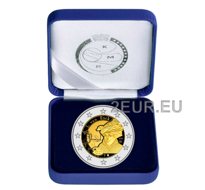 Belgio 2 euro proof 2020 - Jan van Eyck