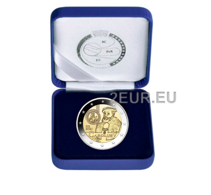 Belgio 2 euro proof 2021 - 500 anni Carolus V 