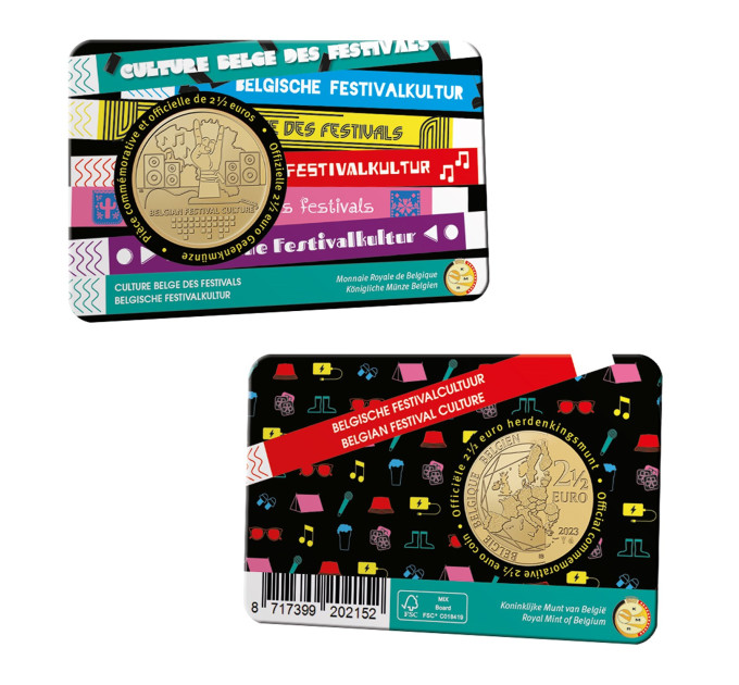 Belgio 2,5 euro BU 2023 - Festa Cultura Belga - FR